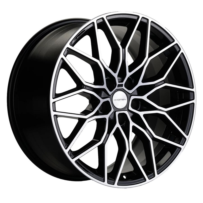 Диск Литой Khomen Wheels мод.KHW1902 19х8.5 PCD 5х108 ET48 DIA60.1  Black-FP  